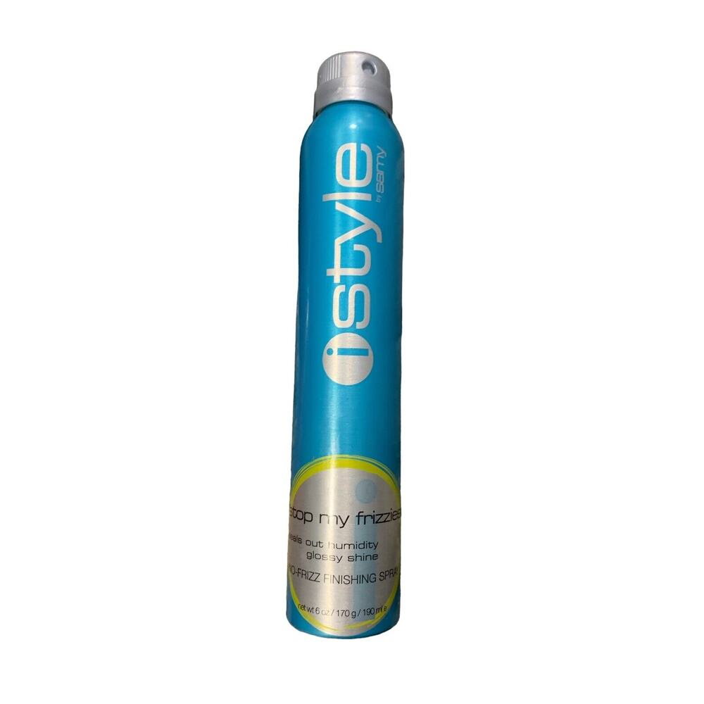 NEW Samy istyle STOP MY FRIZZIES No Frizz Finishing Spray Glossy Shine Hair 6 oz